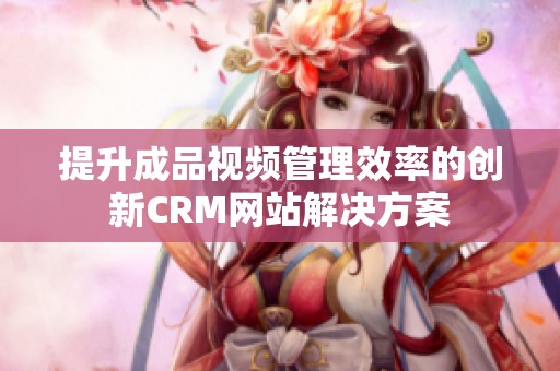 提升成品视频管理效率的创新CRM网站解决方案