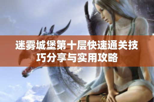 迷雾城堡第十层快速通关技巧分享与实用攻略