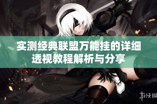 实测经典联盟万能挂的详细透视教程解析与分享