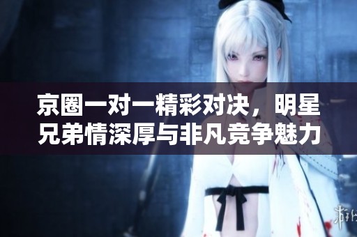 京圈一对一精彩对决，明星兄弟情深厚与非凡竞争魅力