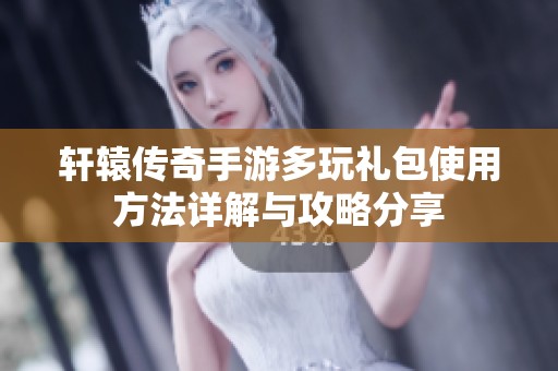 轩辕传奇手游多玩礼包使用方法详解与攻略分享