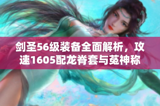 剑圣56级装备全面解析，攻速1605配龙脊套与菟神称号