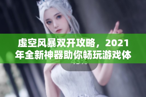虚空风暴双开攻略，2021年全新神器助你畅玩游戏体验