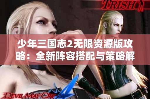 少年三国志2无限资源版攻略：全新阵容搭配与策略解析