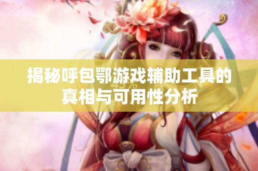 揭秘呼包鄂游戏辅助工具的真相与可用性分析