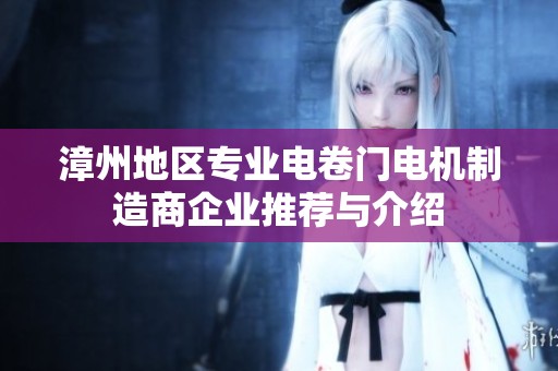 漳州地区专业电卷门电机制造商企业推荐与介绍