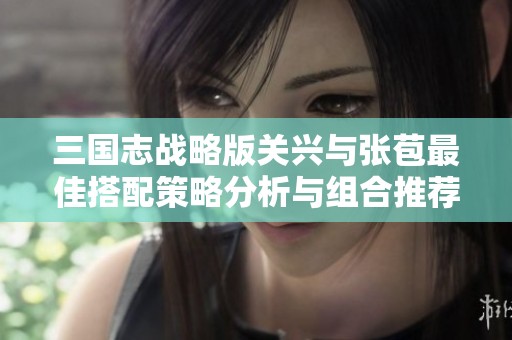三国志战略版关兴与张苞最佳搭配策略分析与组合推荐