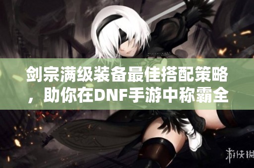 剑宗满级装备最佳搭配策略，助你在DNF手游中称霸全场