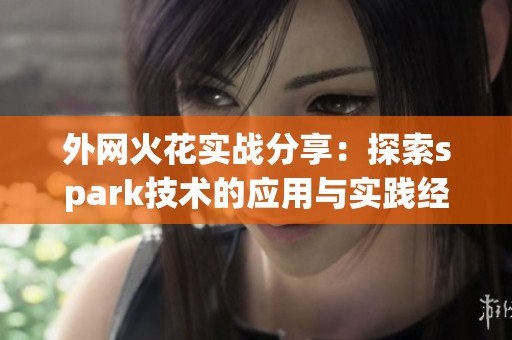 外网火花实战分享：探索spark技术的应用与实践经验