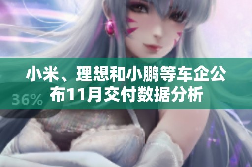 小米、理想和小鹏等车企公布11月交付数据分析