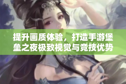 提升画质体验，打造手游堡垒之夜极致视觉与竞技优势攻略