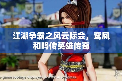 江湖争霸之风云际会，鸾凤和鸣传英雄传奇