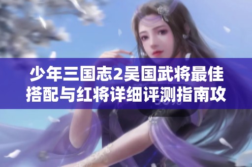 少年三国志2吴国武将最佳搭配与红将详细评测指南攻略