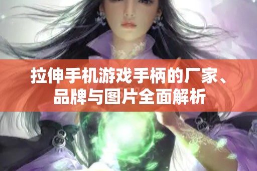 拉伸手机游戏手柄的厂家、品牌与图片全面解析