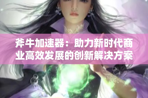 斧牛加速器：助力新时代商业高效发展的创新解决方案
