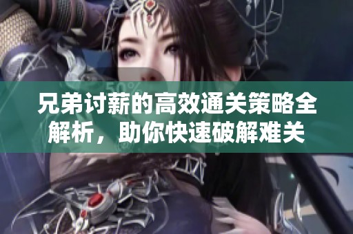 兄弟讨薪的高效通关策略全解析，助你快速破解难关