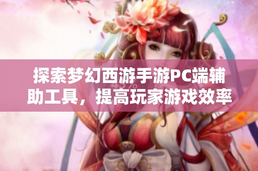 探索梦幻西游手游PC端辅助工具，提高玩家游戏效率新体验