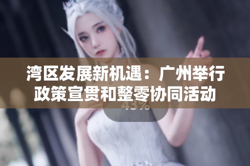 湾区发展新机遇：广州举行政策宣贯和整零协同活动